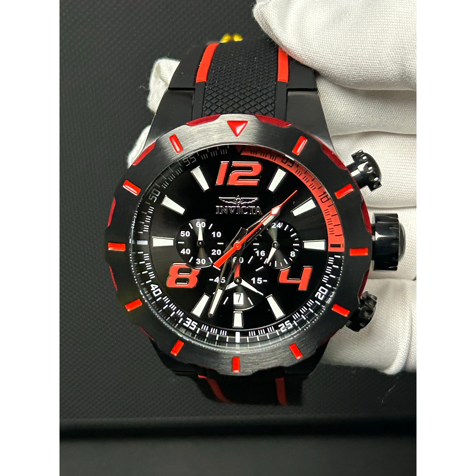 Invicta S1 Rally Overdrive 52mm Chronograph Watch  279 Retail  Brand New